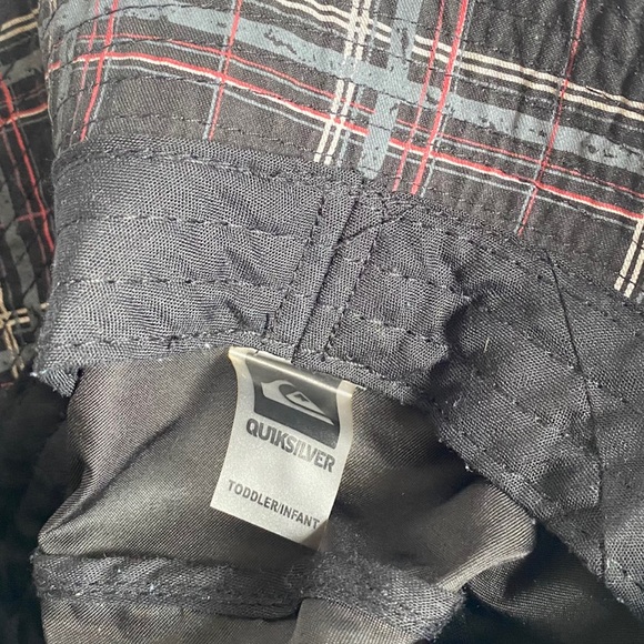 Quicksilver Black Plaid Bucket Hat Size 12-24 M - Picture 5 of 7